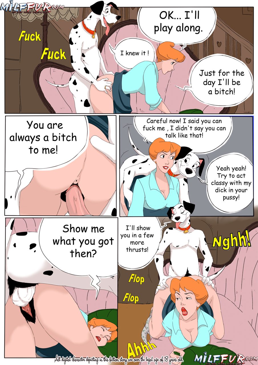 Цветной порно комикс от MilFFur - Bad Pingo 1 сюжет про далматинцев. 
