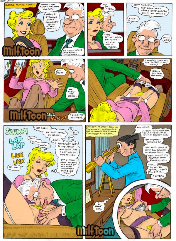 Milftoon - Blondie (color)